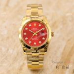 Knockoff Rolex Datejust 40 mm Red Dial Watch Mingzhu Movement